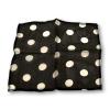 Silk - Black - Spotted - 6" - Uday (image for) Silk - Black - Spotted - 6" - Uday